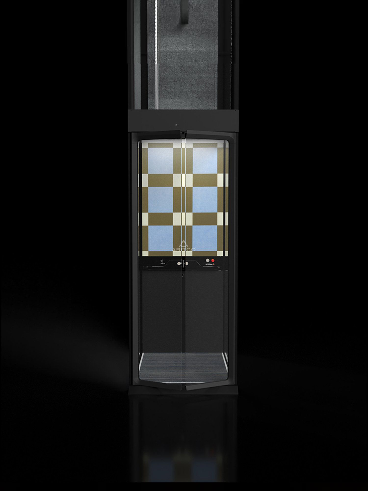 Aritco HomeLift Compact DesignWall Geometric Blue