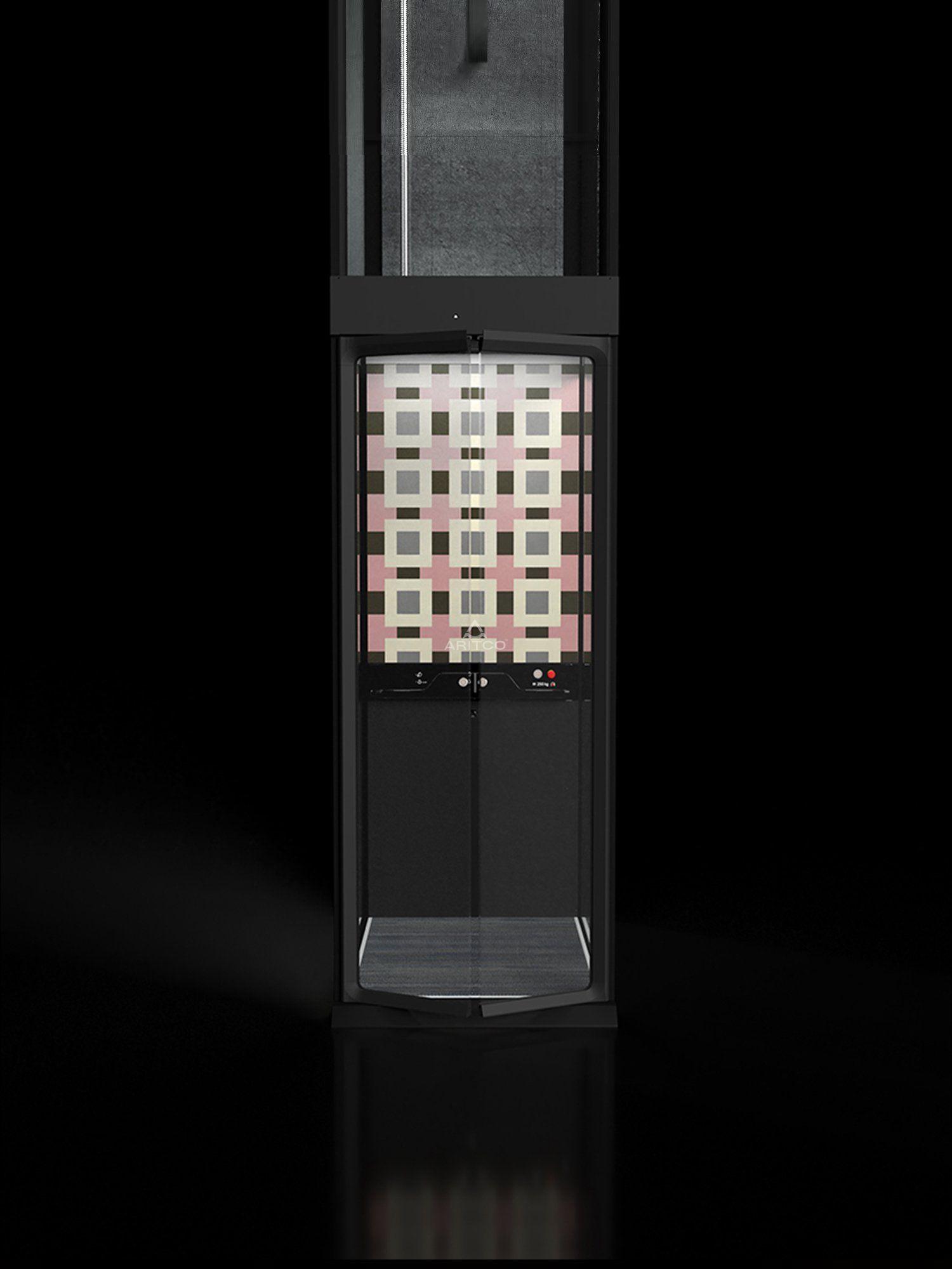 Aritco HomeLift Compact DesignWall Geometric Blue