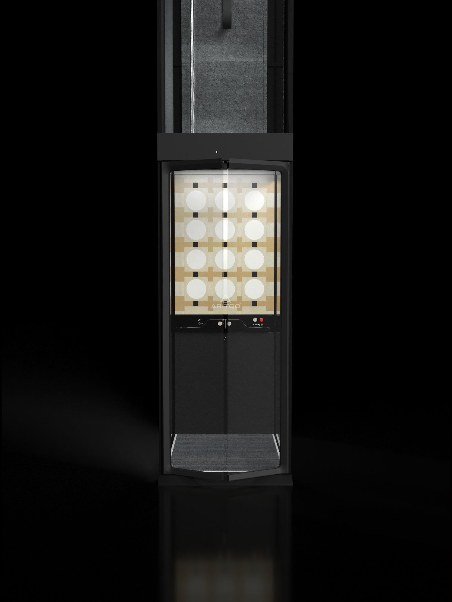 Aritco HomeLift Compact DesignWall Geometric Blue