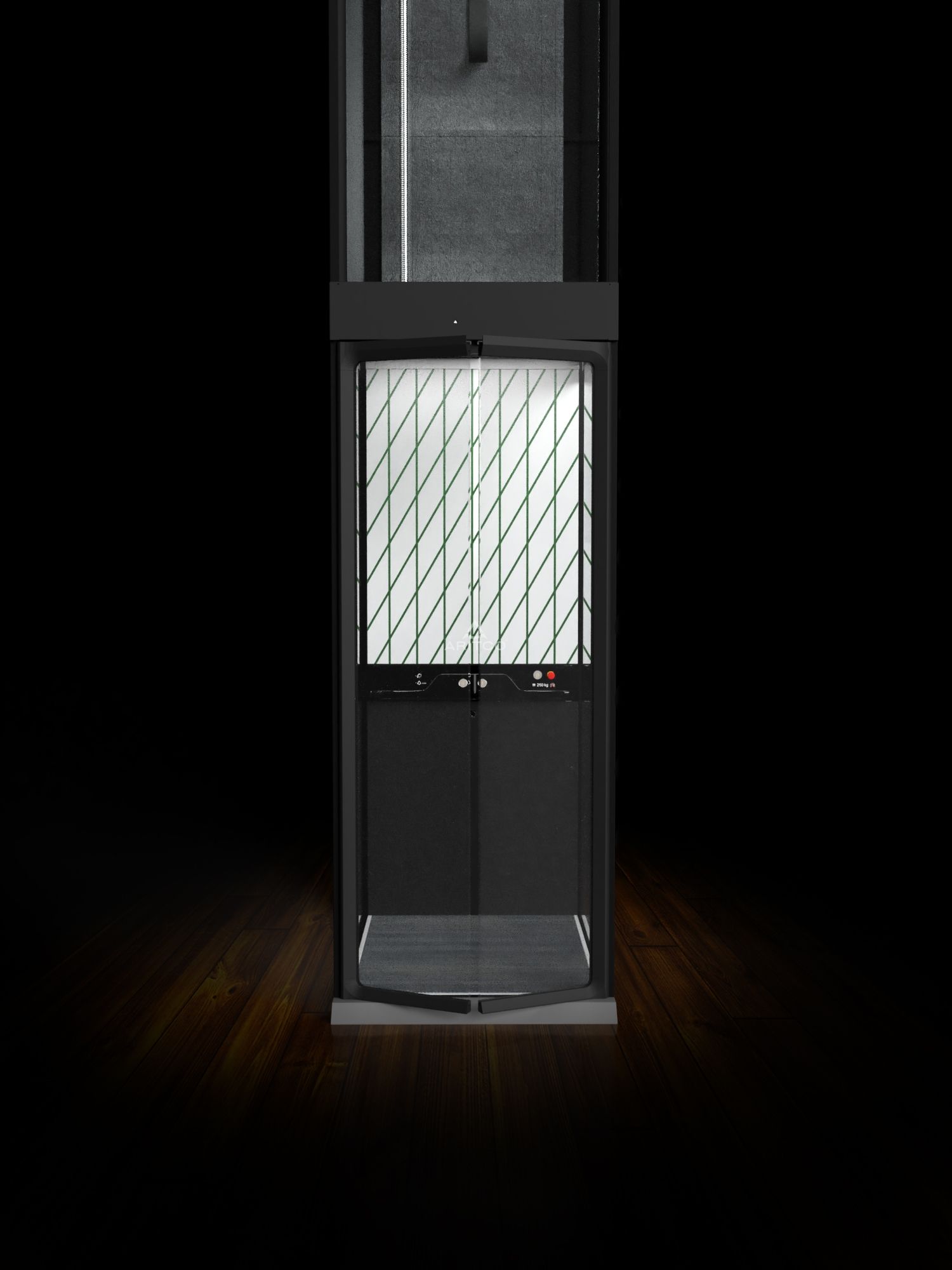 Aritco HomeLift Compact DesignWall Geometric Blue